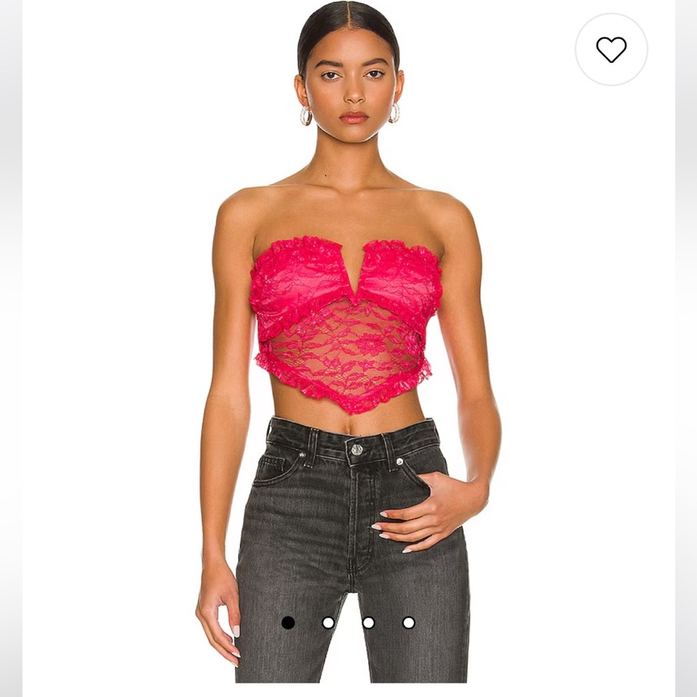 Majorelle Chantelle bustier top